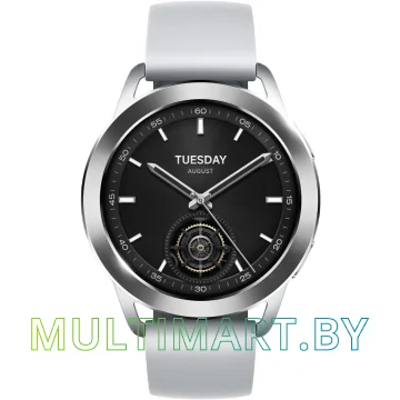 Смарт-часы Xiaomi Watch S3 M2323W1 (серебристый/серый, международная версия)